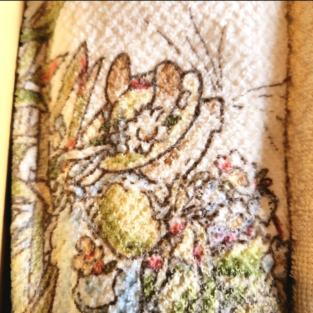 Vintage Brambly Hedge Jill Barklem Boxed Towel Set NIB Collectible